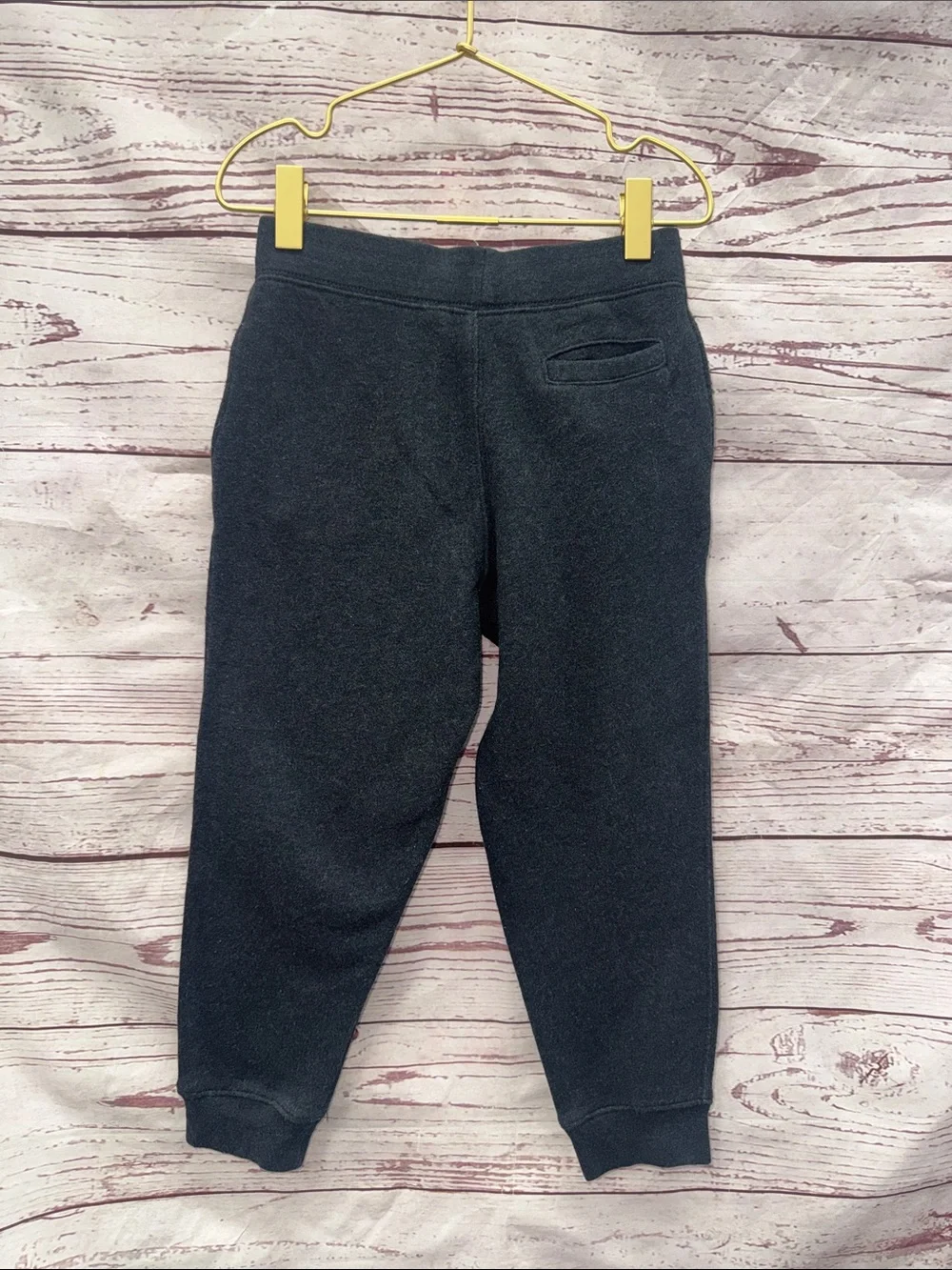 Ralph Lauren Kids Charcoal Sweat Joggers with Red Pony Size 6